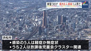 【新型コロナ】静岡県内新たに8人感染1人死亡　クラスター続く