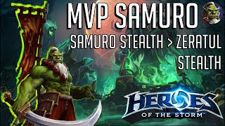 MVP Samuro Bladestorm - Samuro Stealth Better Than Zeratul Stealth: HoTS Heroes of the Storm