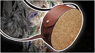 Leather And Cork Round Bag | Leatherworking