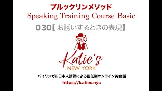 Brooklyn Method  / Speaking Training Course Basic 030