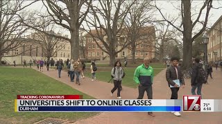NC universities cancel in-person classes, extend spring break amid coronavirus concerns