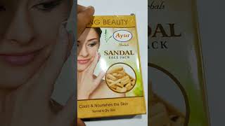 Ayur Sandal face pack.#short #sandal