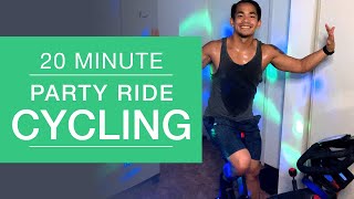 🚴 Indoor Cycling Workout at Home | 20 Minute Party Ride Spinning Class