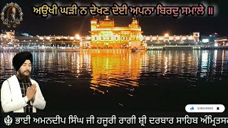 Aoukhee Gharree N Dhaekhan Dhaeee | Bhai Amandeep Singh Ji Hazuri Ragi | @NanakKeGharKewalNaam