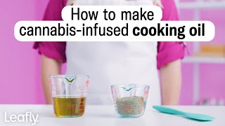 How to make cannaoil (cannabis-infused cooking oil)  |  Leafly