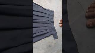 uniform skirts cutting and stitching very easy trickes for beginners #fashion #youtobeshorts