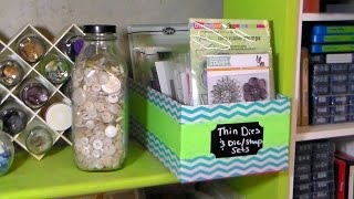 Cheap DIY Storage for dies and stamps!