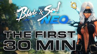 First 30 Minutes of Blade and Soul Neo Classic! - Gameplay \u0026 Systems Showcase - Leveling ASMR