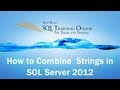 SQL Concat Function in SQL Server - SQL Training Online - Quick Tips Ep48