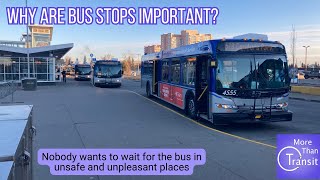 Why are bus stops important?