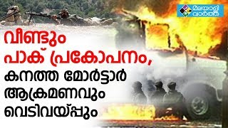 രണ്ടുദിവസത്തെ ഇടവേളയ്ക്കുശേഷം കശ്മീര്‍ അതിര്‍ത്തിയില്‍ വീണ്ടും പാക് പ്രകോപനം