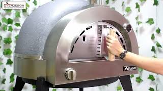 FIAMO Maxi Gas Clay Pizza Oven With Stand