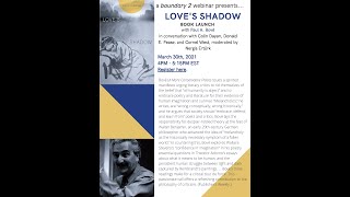 Book Launch    Paul Bové's Love's Shadow HUP default