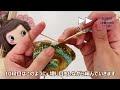 【かぎ針編み】aラインワンピースを細編みで編みました【ドール服】crochet.vlog 87