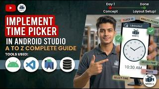 Implement Time Picker in Android Studio | MSBTE