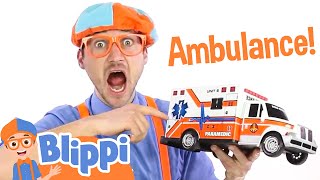 Learn Colors with Ambulance Toy! | Blippi Full Episodes | Educational Videos for Kids | Blippi Toys