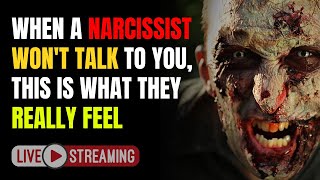 When a Narcissist Won't Talk to You, This Is What They Really Feel |narcissism|NPD