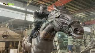 2022 Popular Bronze Horse Statues  for Sale