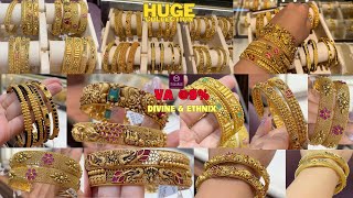 Malabar Gold Bangles PART-1 | Malabar Bridal Gold Bangles DIVINE & ETHNIX collection with price