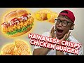 CHICKEN RICE FROM MCDONALDS!! HAINANESE CHICKEN BURGER | WATCH ME EAT