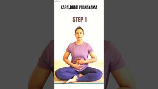 Kapalbhati Pranayama: A Step-by-Step Guide | #shorts | Yoga With Archana Alur |