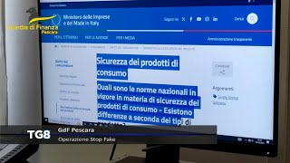 GdF Pescara - Operazione Stop Fake