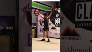 83 KG SNATCH FIRST ATTEMPT