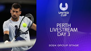 LIVE | Perth Day 3 | United Cup 2024