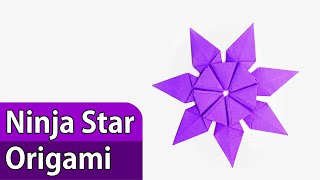 How To Make Paper Ninja Star ; Origami Easy