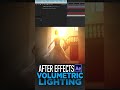 Volumetric Lights Rays in After Effects | Quick and easy tutorial! #aftereffectstutorial #volumetric