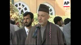 Karzai attends celebrations for end of Ramadan