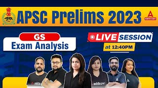 APSC Prelims Exam Analysis 2023 | APSC Prelims GS Paper Discussion | Asked Ques \u0026 Expected Cutoff