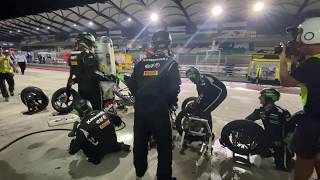 EWC Sepang 8hour 2019 Team Webike SRC Kawasaki pit stop 2