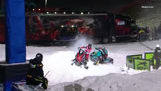 Snocross Round #8 Pro Highlights | Salamanca, NY (Race 1 of 3)