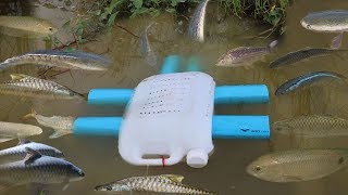 Simple Fish Trap - Creative Girl Make Fish Trap Using PVC And Plastic Bottle To Catch Fish