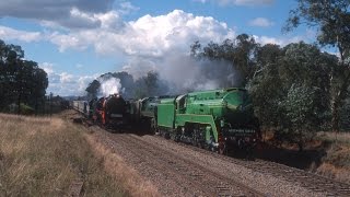 3801 3830 R761 R711 Parallel Run Wodonga to Seymour