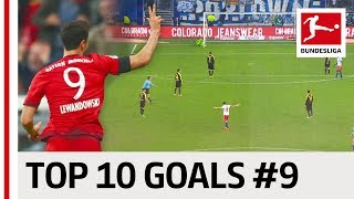Lewandowski, Calhanoglu, Mandzukic & Co. - Top 10 Goals - Jersey Number 9