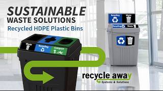 Achieve Zero Waste with Customizable Recycling Bins | Sustainable Waste Solutions by Recycle Away