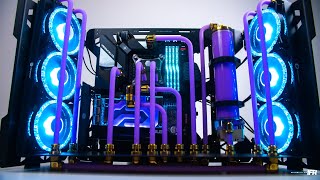 Water Cooling our $6000 CLEAN Water Cooled Asus RTX 3090 Gaming PC!