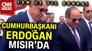 SON DAKİKA! 🚨 Cumhurbaşkanı Erdoğan 12 Yıl Sonra Mısır’da! Sisi Tarafından Böyle Karşılandı #Haber