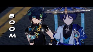 【原神MMD/Genshin Impact】 NCT BOOM【放浪者/Wanderer】【キィニチ/Kinich】