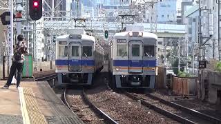 【各停発車＆到着！】南海高野線 6300系 各駅停車なんば行き 各駅停車河内長野行き 新今宮駅