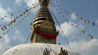 Swayambhu Mahachaitya Temple. Kathmandu, Nepal.