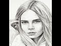 DRAWING PRACTICE -  CARA DELEVINGNE