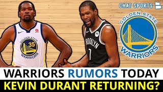 Warriors Rumors: Kevin Durant RETURNING to Warriors Following James Harden Trade & Kyrie Drama?