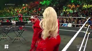 The Miz and  Maryse Crazy Dance on The Mysterio Music#wwe #raw #live #miz#misterio