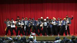 上宮中学校高等学校ストリートダンス部 RUSH UP MASTER's (2016年度文化祭)