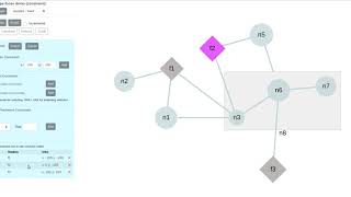 fCoSE Constrained Graph Layout - Fixed Node Constraint