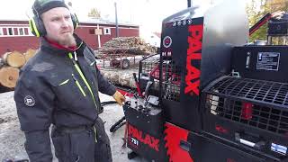 Ensituntumat C751 Smart | First firewood with Palax C751 Smart