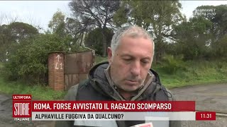 Roma, forse avvistato il ragazzo scomparso - Storie italiane 22/01/2025